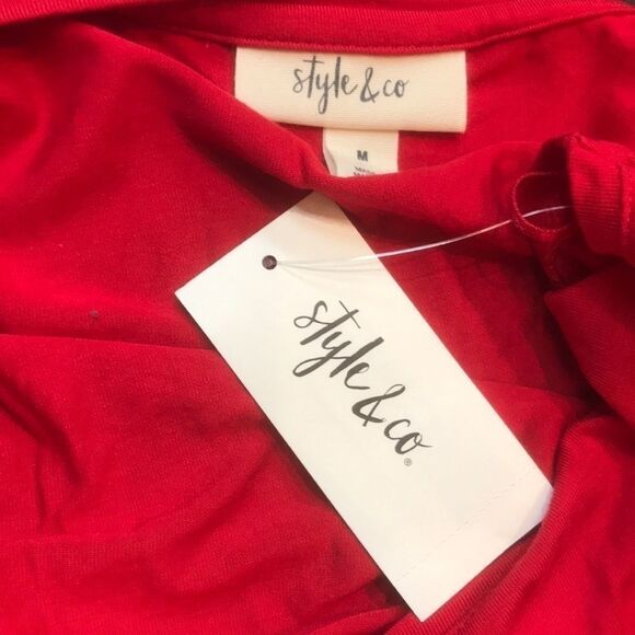 Style & Co Sleeveless Tie-Front Dress women’s size medium - Picture 4 of 5